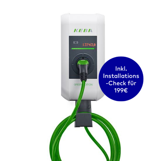 KEBA KeContact P30 C Series GREEN EDITION 122 112 Wallbox Inklusive